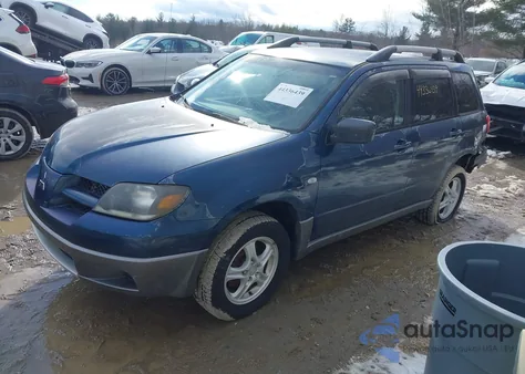 2004 Mitsubishi Outlander Ls z USA, uszkodzony, nr VIN JA4LZ31F54U064079